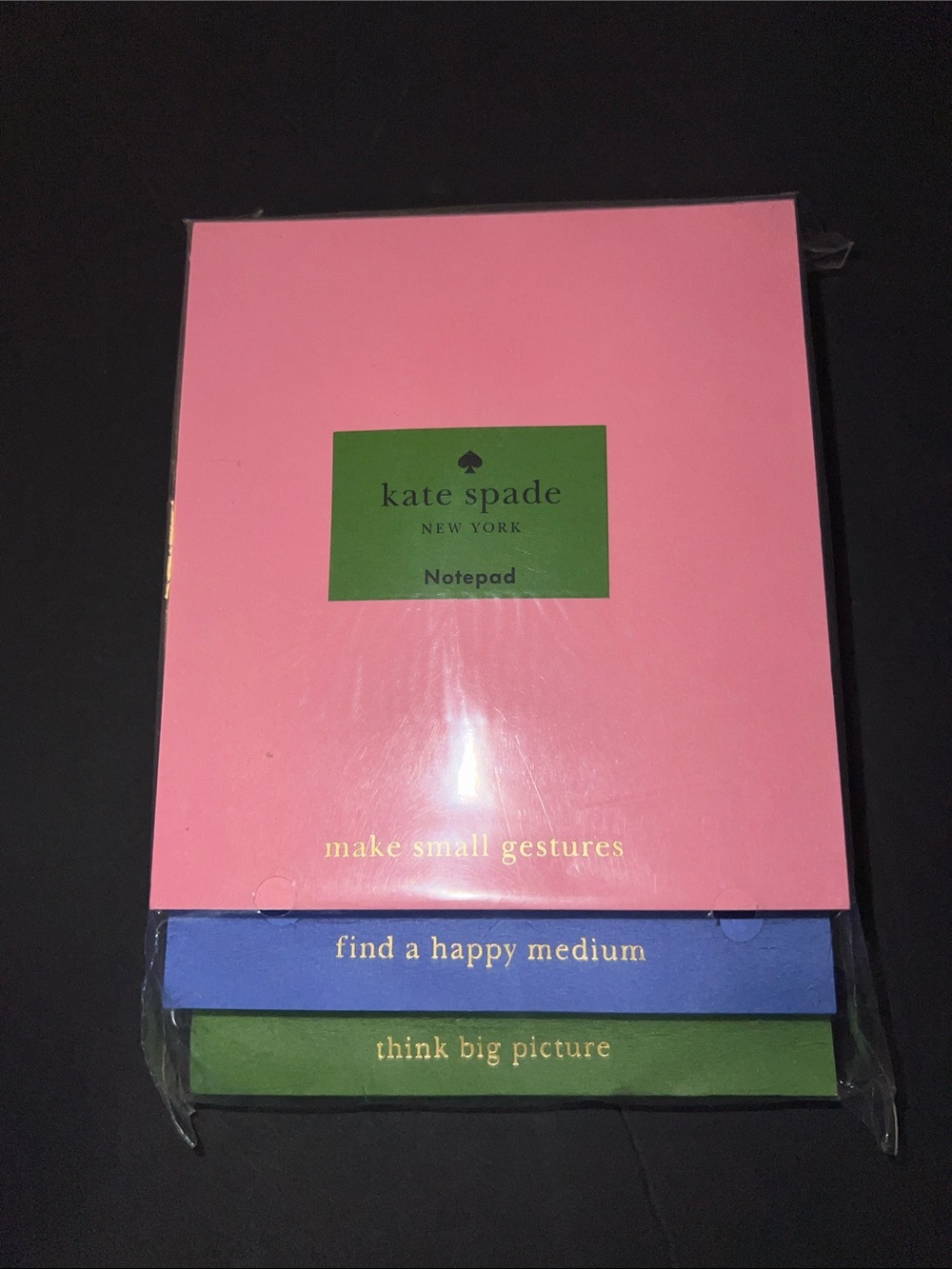 Kate spade 3 size sticky note pad